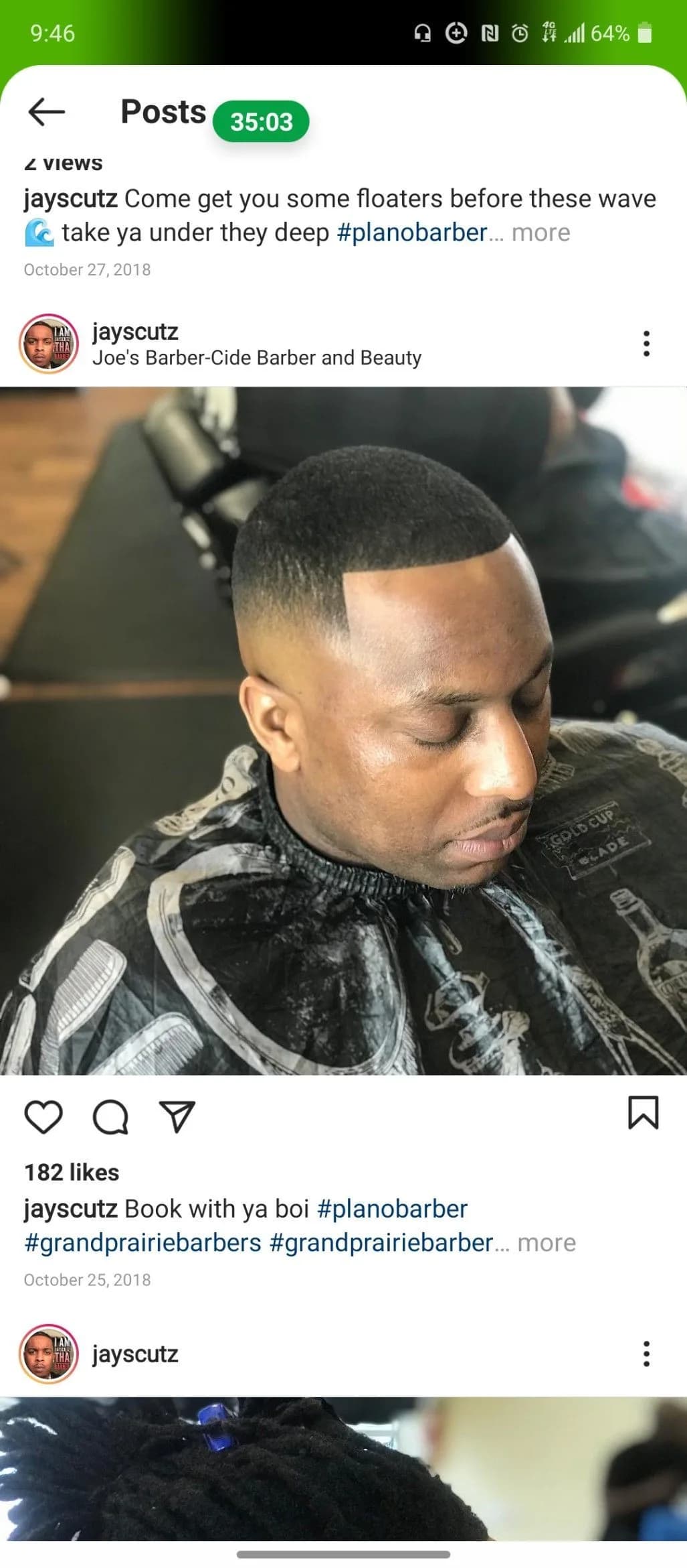 Men’s haircut by Jay